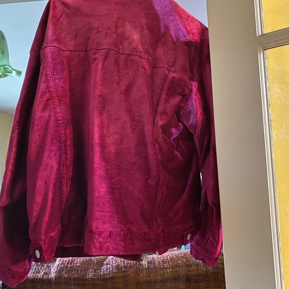Free People Velvet Trucker Jacket - Picture 2 of 8